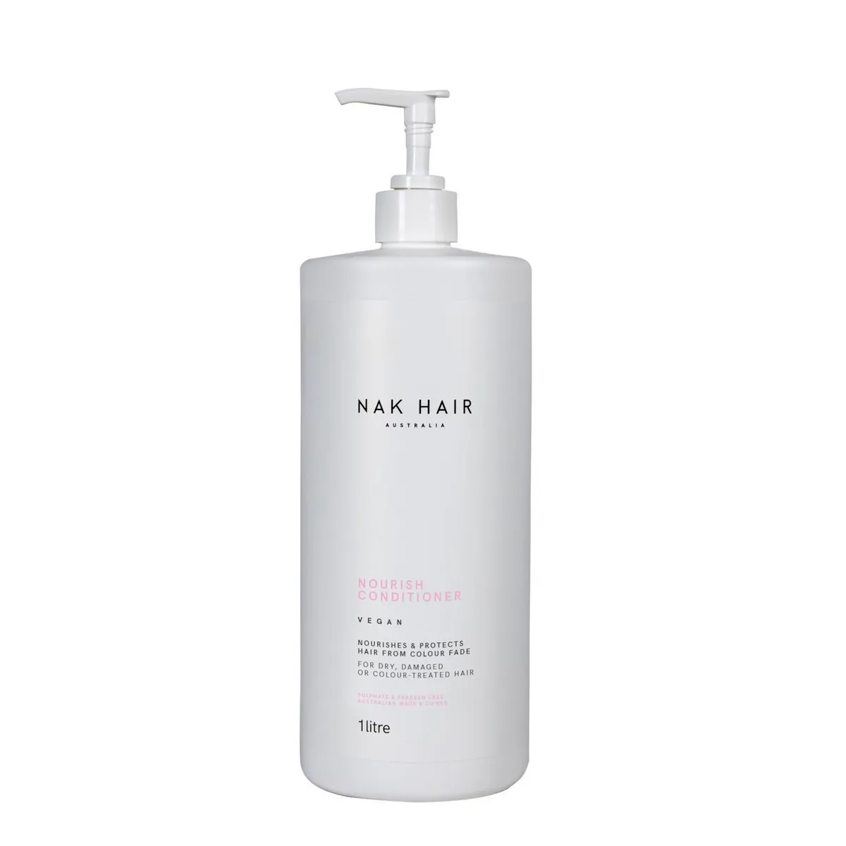 NAK HAIR AUSTRALIA - Acondicionador Nourish 1Lt Nak Hair Australia.-