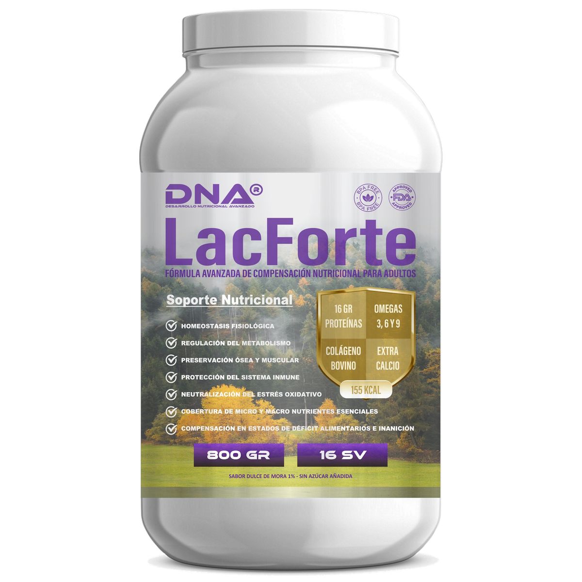 DNA - LacForte® Polinutritivo - Proteínas Vitaminas Minerales