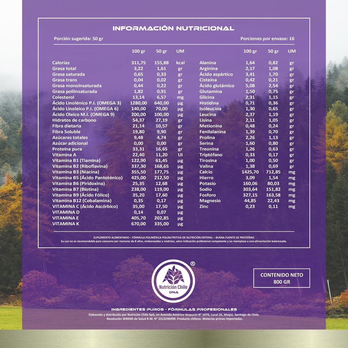 DNA - LacForte® Polinutritivo - Proteínas Vitaminas Minerales