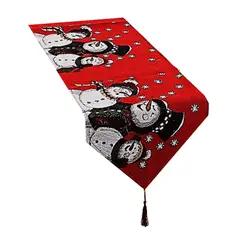 GENERICO - Camino De Mesa - Navidad - Muñecos De Nieve