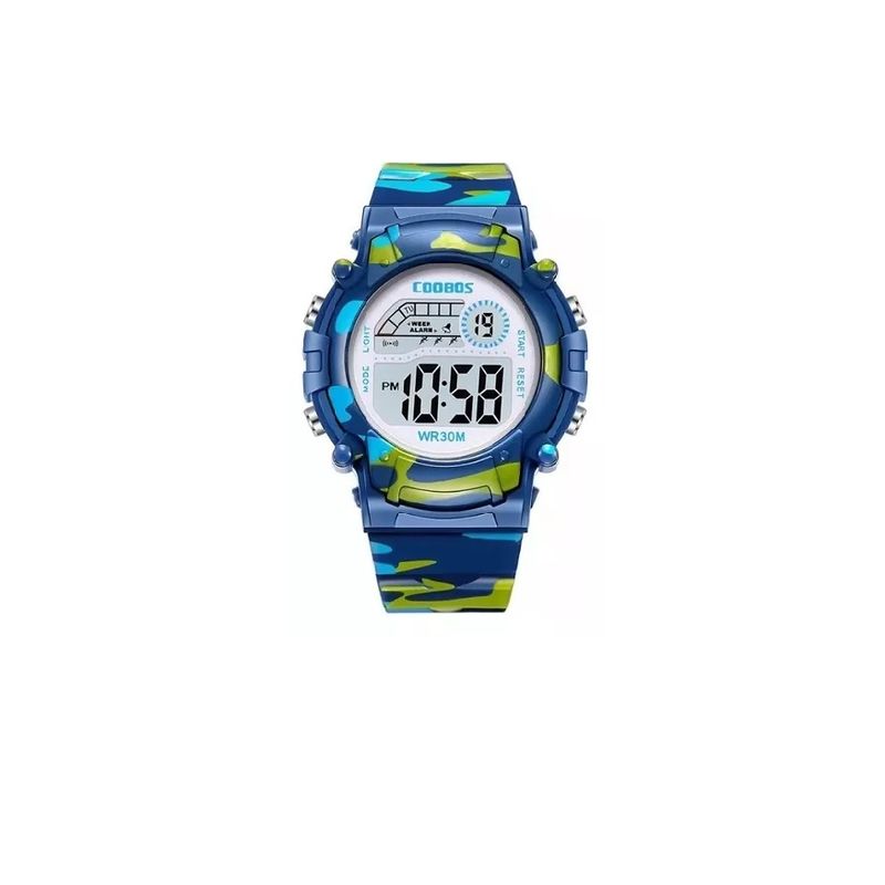 GENERICO - Reloj Deportivo Digital Para Niño Militar Antigolpes