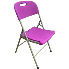 GENERICO - Silla Plegable Resistente Impermeable Eventos Violeta