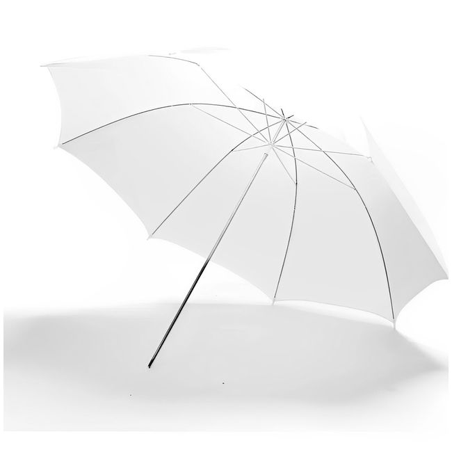 GENERICO - Paragua Difusor Blanco Translúcido 105 cm: La Magia de la Luz Suave