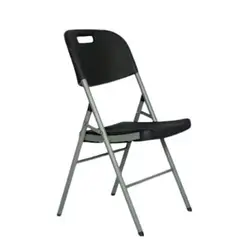 GENERICO - Silla Plegable Resistente Impermeable Eventos Negro