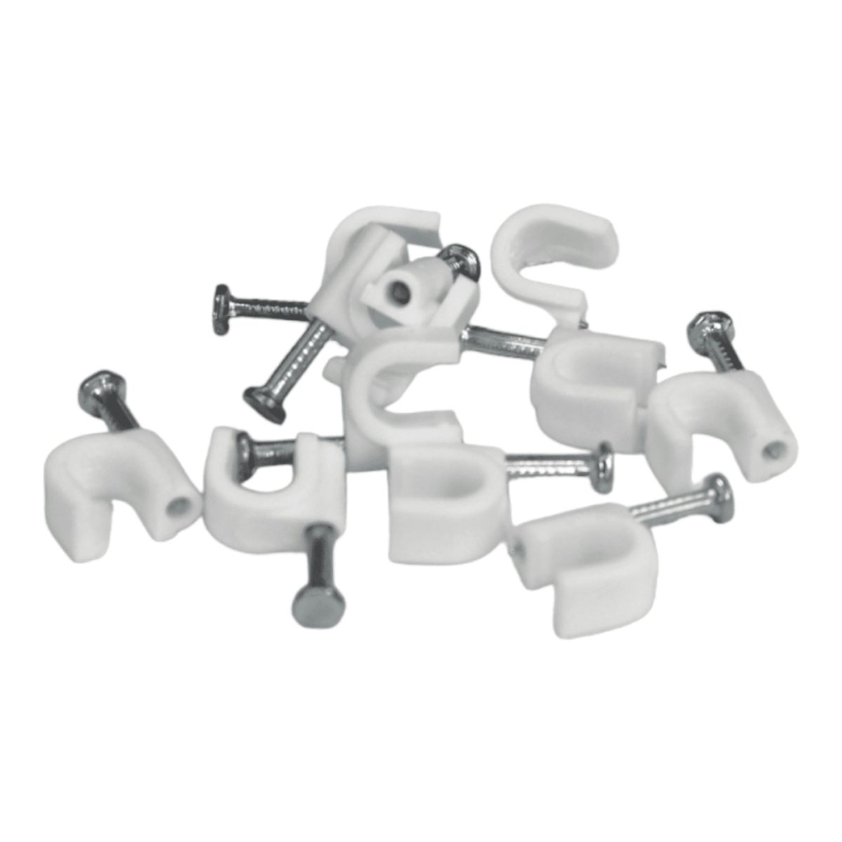 GENERICO - GRAMPA CORDÓN COAXIAL 60MMRG59 BLANCA MEC BOLSA