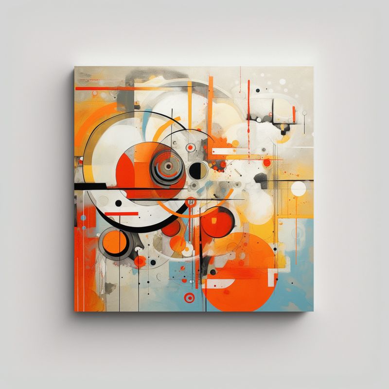 GENERICO - Pinturas Decorativas De Arte De Pared Expresión 70x70 Cm