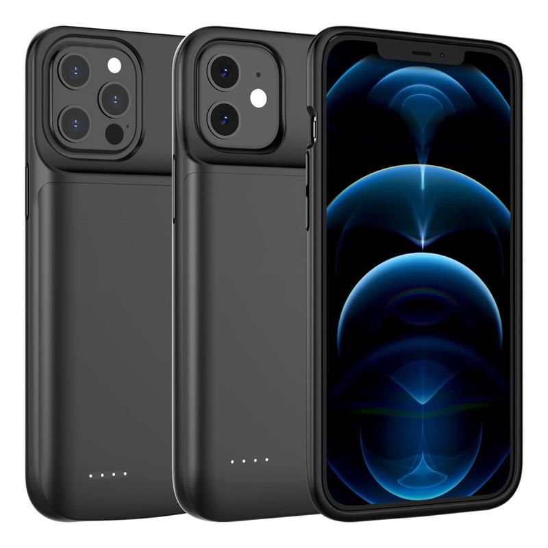 GENERICO - Carcasa Funda Batería Externa Para iPhone 12 12 Pro 6800mah