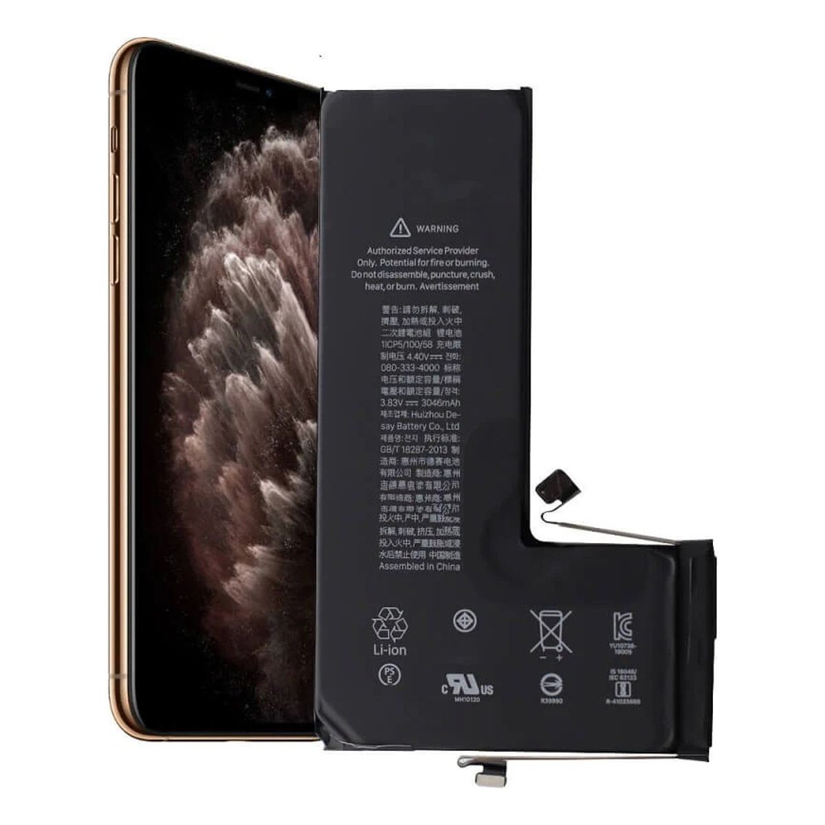 GENERICO - Bateria Nueva Para iPhone 11 Pro + Kit Herramientas