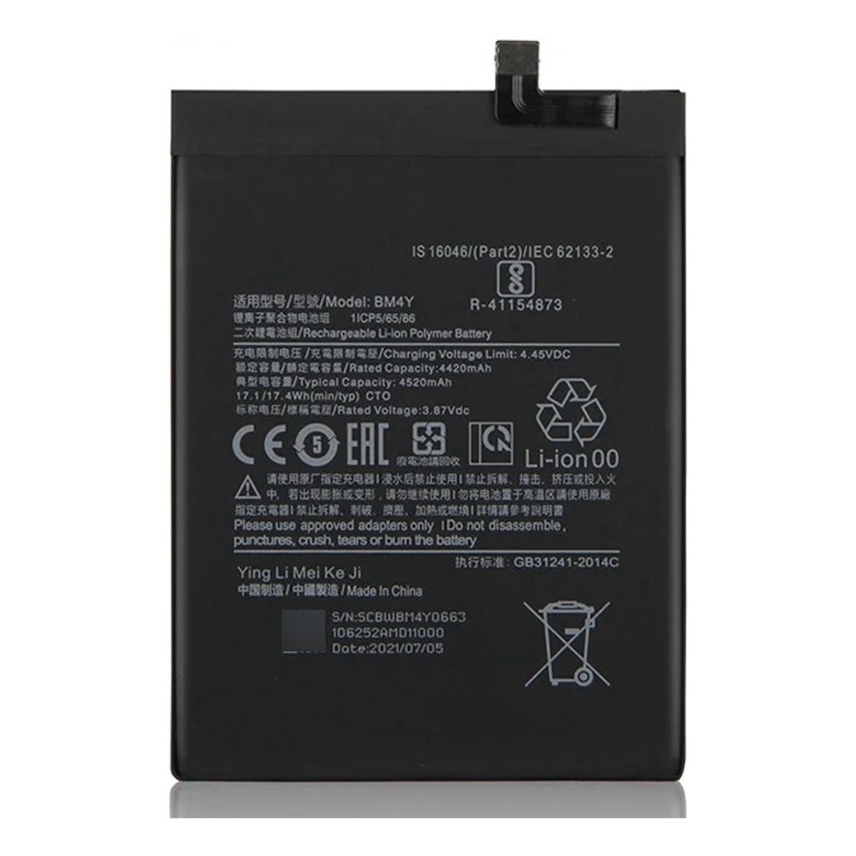 GENERICO - Batería bm4y Para Xiaomi Poco F3 Redmi K40 Pro K40 Pro+