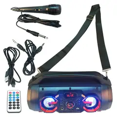 IRT - Parlante Portátil Bazooka Speaker Microfono Fx