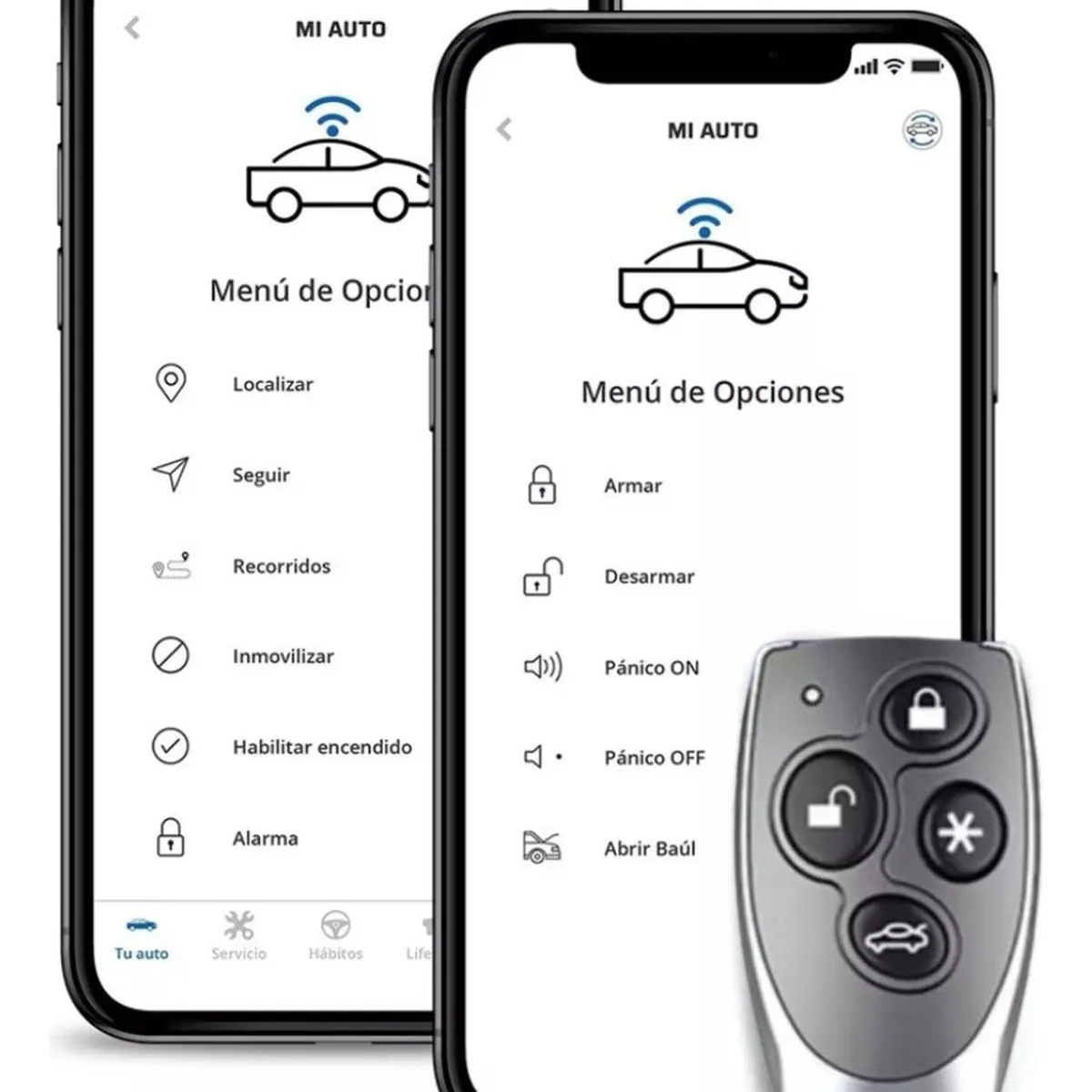 IMPORTCLICK - Alarma Antirrobo GPS Automóvil Nemesis Serie Gold Pro Mp1 Bt