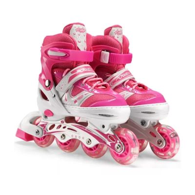 Imagen 2 del producto Patines Lineales Rosados Talla Ajustable M 34 AL 37