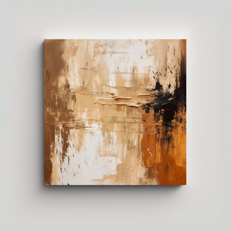 GENERICO - Cuadro Lienzo Abstracto Expresión Arte Urbano 80x80 Cm