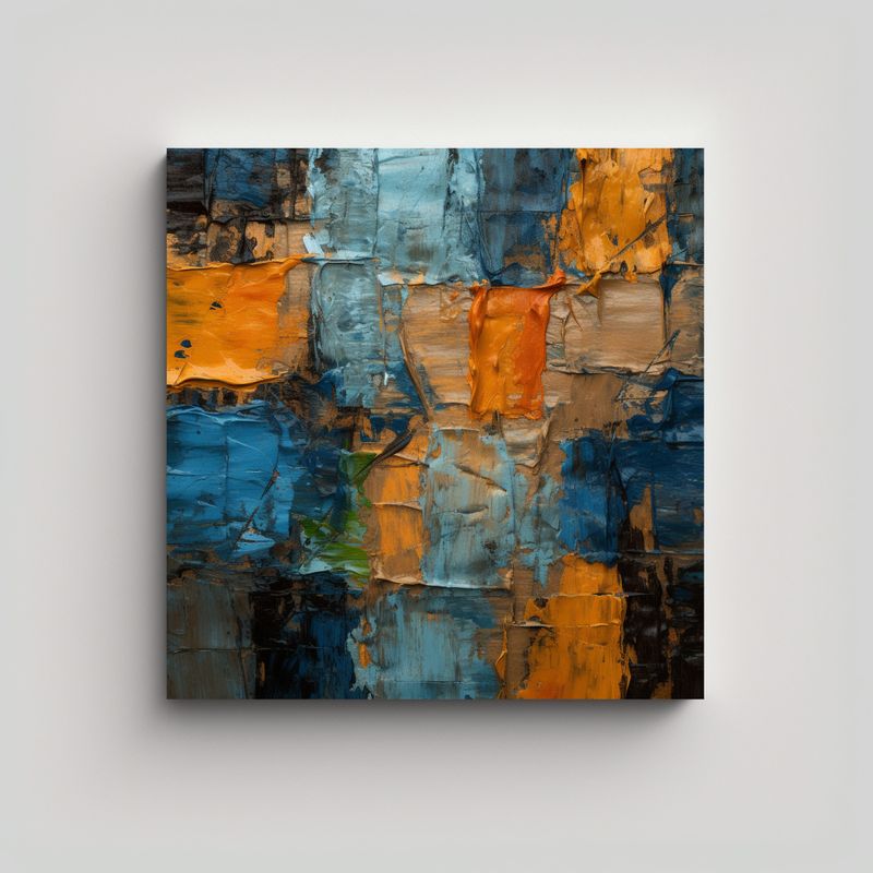 GENERICO - Pintura De Pared Vitalidad Textura Audaz En Tonos 60x60 Cm