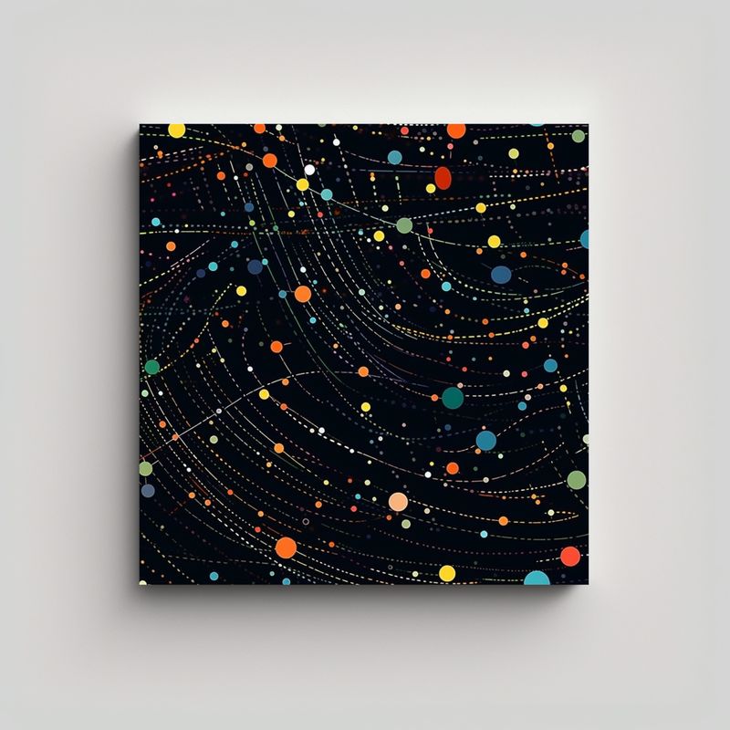 GENERICO - Dibujos Simetría Data Constelaciones Para 50x50 Cm