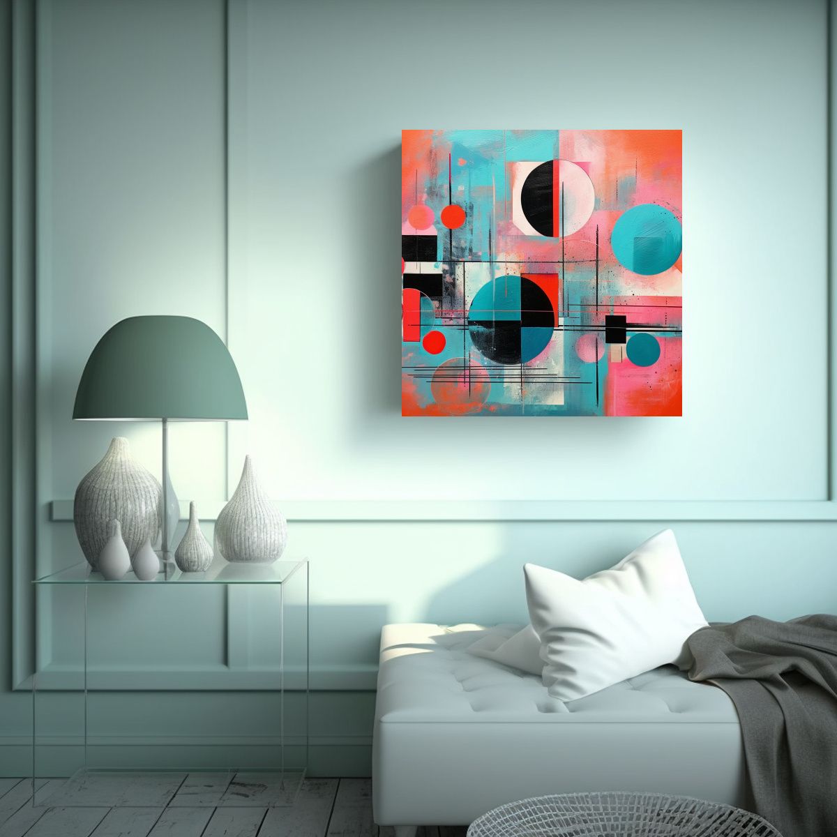 GENERICO - Pinturas Decorativas De Composición De Alta 50x50 Cm