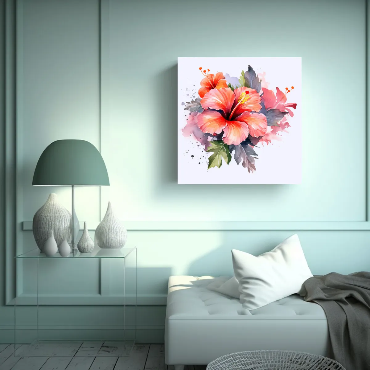GENERICO - Inspiración Habitación: Tela En Bastidor Con 50x50 Cm