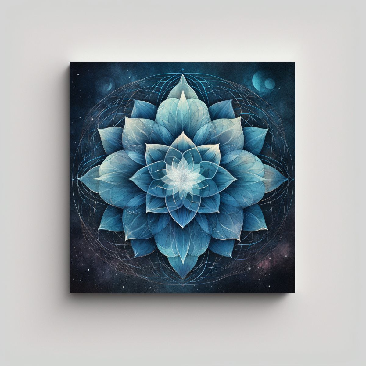 GENERICO - Mandala Floral Volando: Arte De Pared Inspirador 30x30 Cm