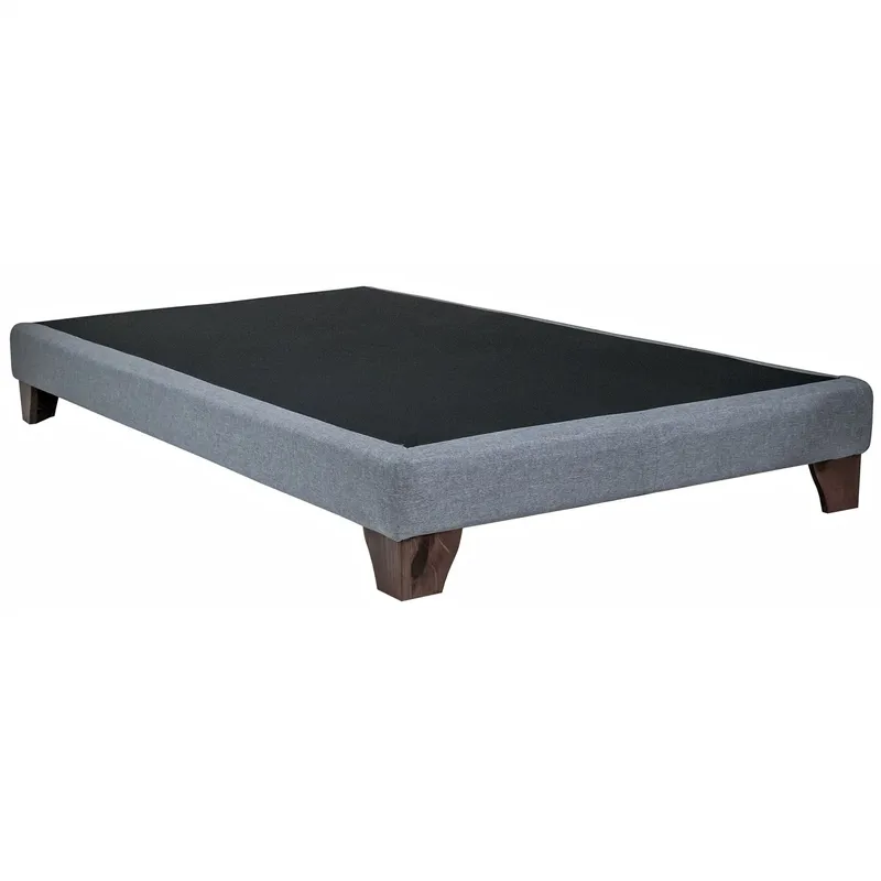 BLOCCARE - Base De Cama 1 Plaza Box 13 cm largo 200cm con patas madera 11 cm.