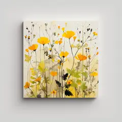 GENERICO - Composición Única En Fotografía: Acuarela De 50x50 Cm