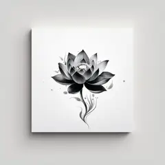 GENERICO - Cuadro Decorativo De Cocina: Artístico Loto 70x70 Cm