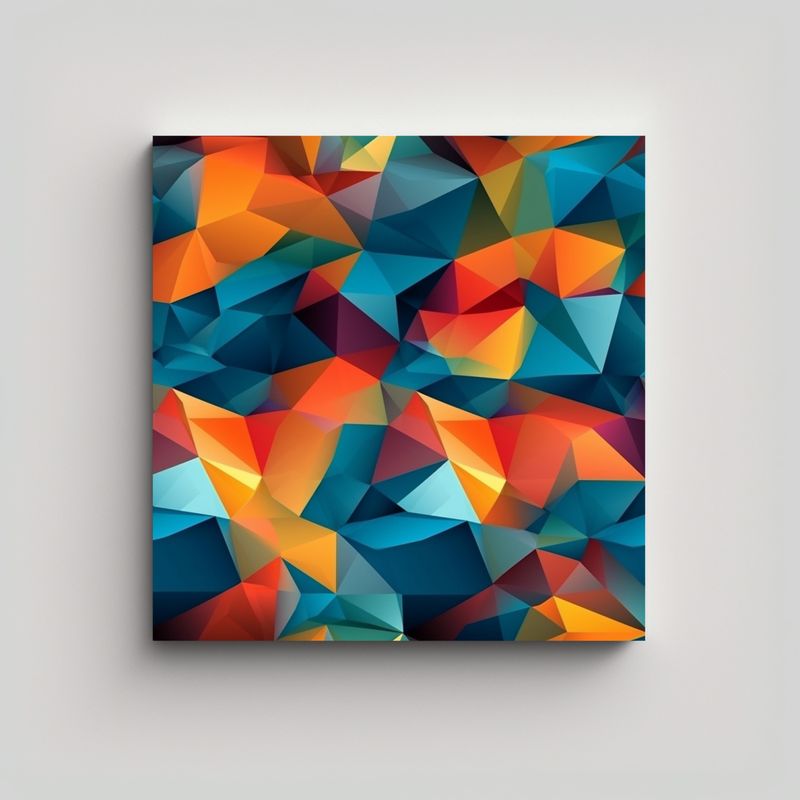 GENERICO - Cuadro De Tela En Bastidor Con Diseño 80x80 Cm