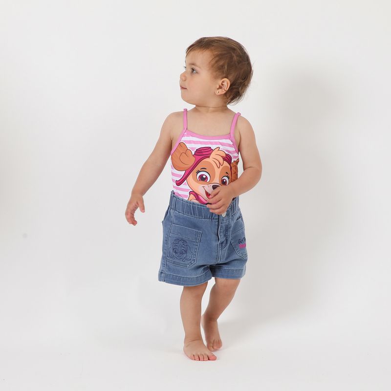 PAW PATROL - Short Niña Skye Azul Paw Patrol