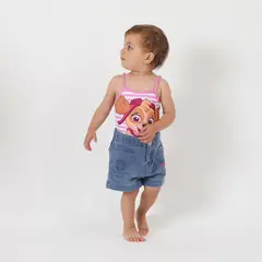 PAW PATROL - Short Niña Skye Azul