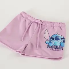DISNEY - Short Niña Personaje Lilo y Stitch Lila