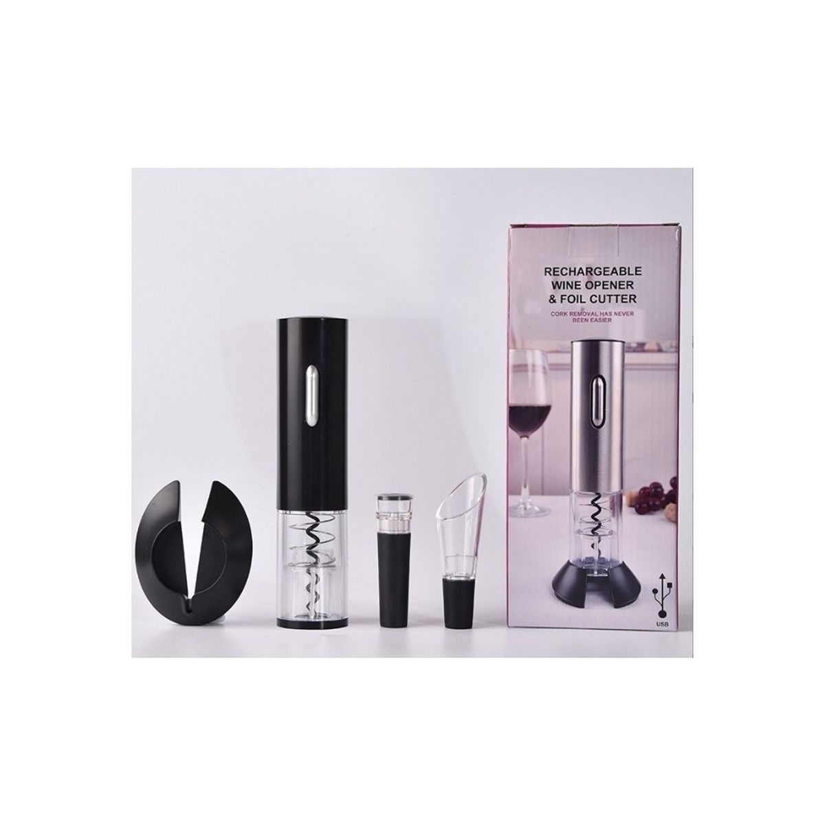 CAP DOR - Descorchador de Vino Modelo Cuatro Piezas