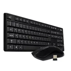 PHILIPS - Kit Teclado y Mouse Inalámbrico SPT6501B Negro