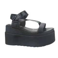 CHALADA - Sandalia Mujer Negro Plataforma Vex-6
