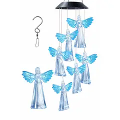 GENERICO - Campana de Viento Led Solar Angel- AS0551
