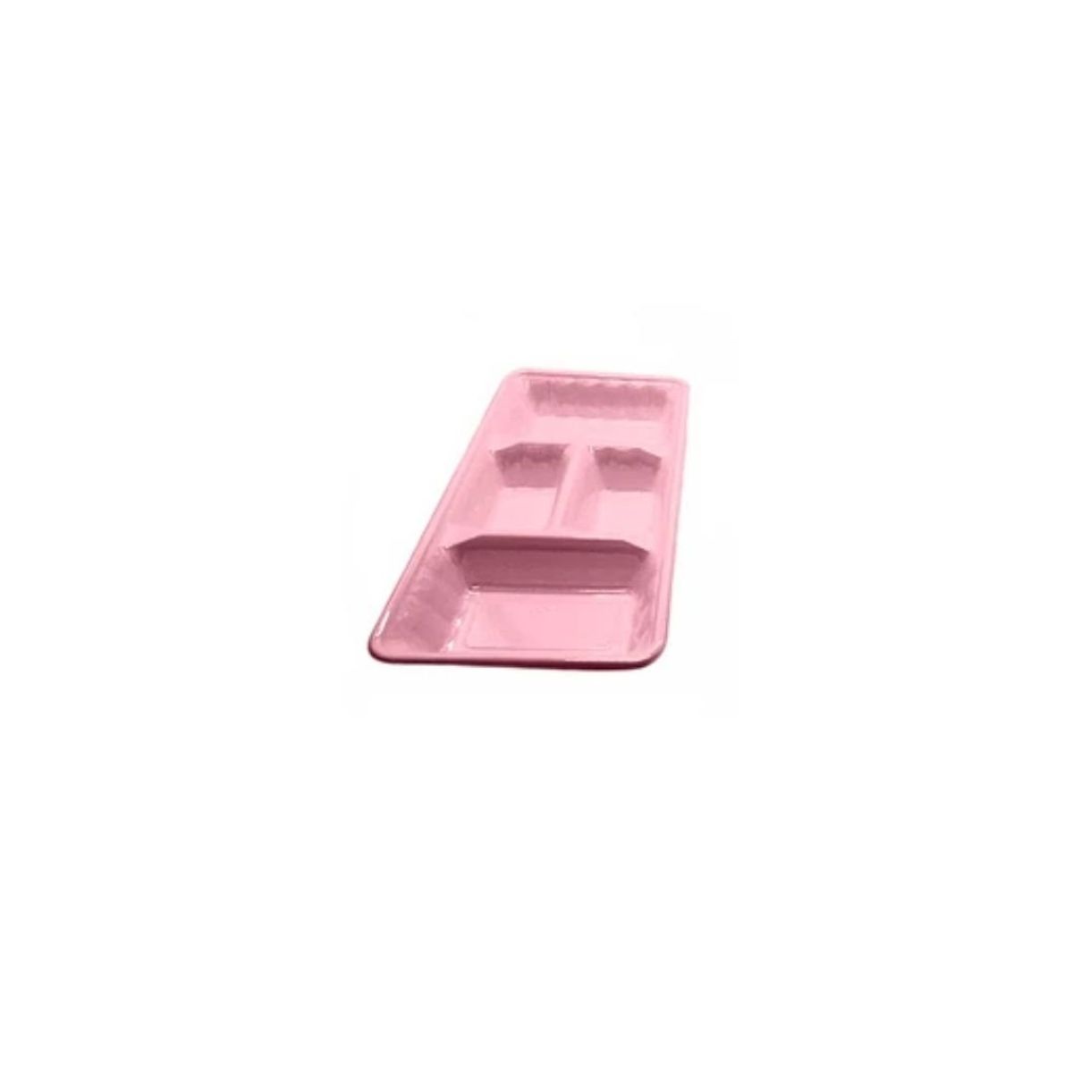 GENERICO - Bandeja Rectangular Rosada 2pcs 35x18cm