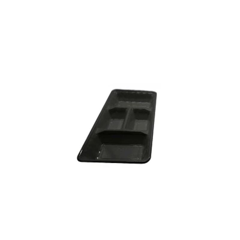 GENERICO - Bandeja Rectangular Negra 2pcs 35x18cm