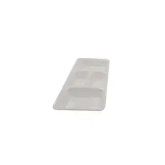 GENERICO - Bandeja Rectangular Blanca 2pcs 35x18cm