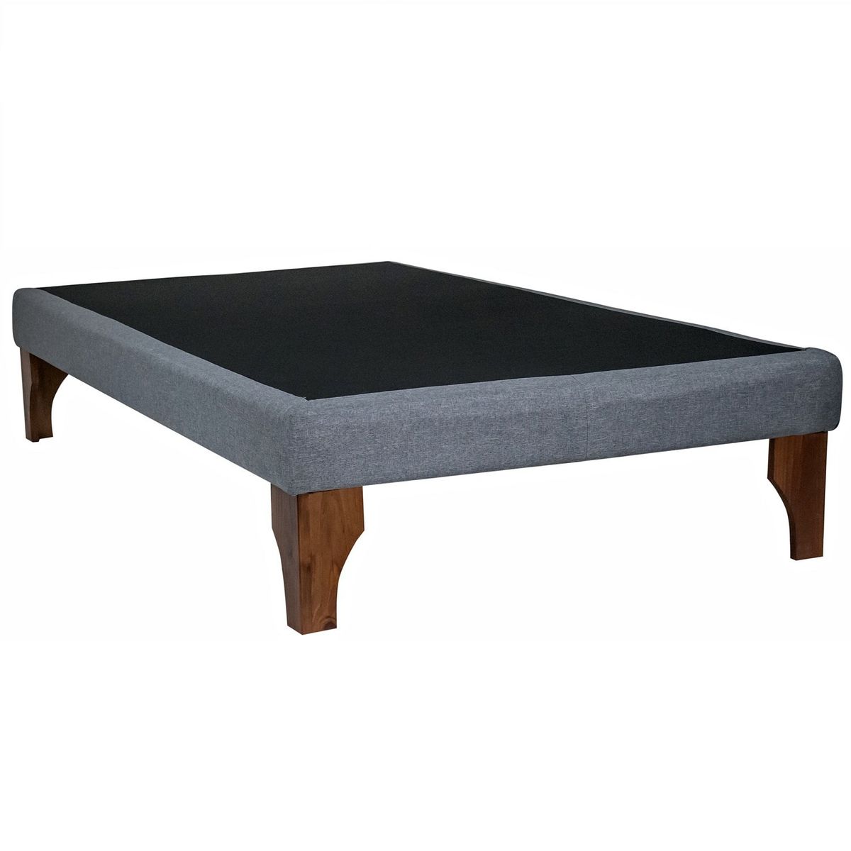 BLOCCARE - Base De Cama 1 Plaza Box 13 cm largo 200cm con patas de madera 24cm