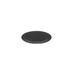 GENERICO - Bandeja Plástica Ovalada Negro 5pcs