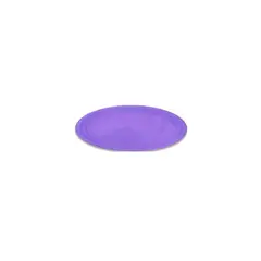 GENERICO - Bandeja Plástica Ovalada Morado 5pcs