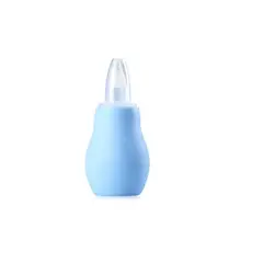 GENERICO - Aspirador Nasal Manual Saca Mocos Flemas Pediátrico Celeste