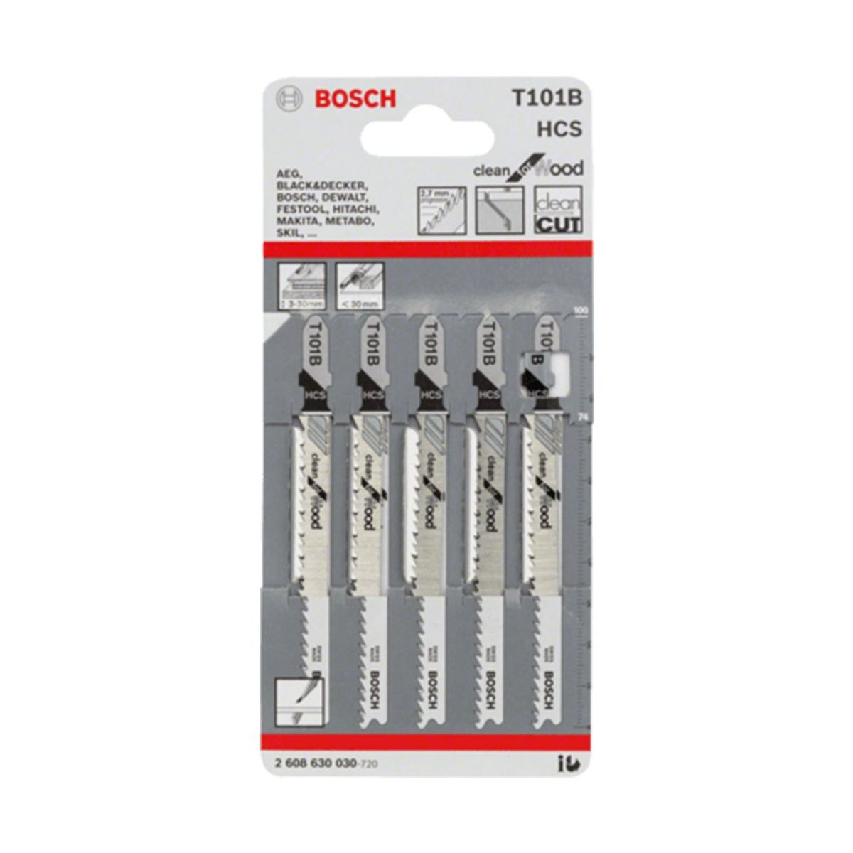 BOSCH - HOJA PARA SIERRA CALADORA 5UN T101B BOSCH-MIMBRAL