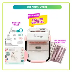 AMERICAN CRAFTS - Cinch Rosada + Máquina de Chapitas SK109