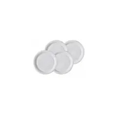 GENERICO - Platos Blancos 50pcs 18cm
