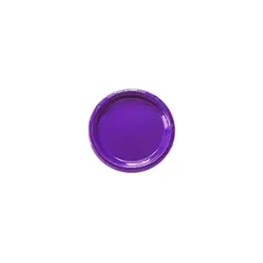 GENERICO - Plato Plastico Redondo 18cm Morado