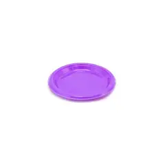 GENERICO - Plato Plastico Redondo 23cm Morado