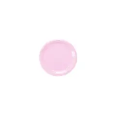 GENERICO - Plato Plastico Redondo 18cm Rosado