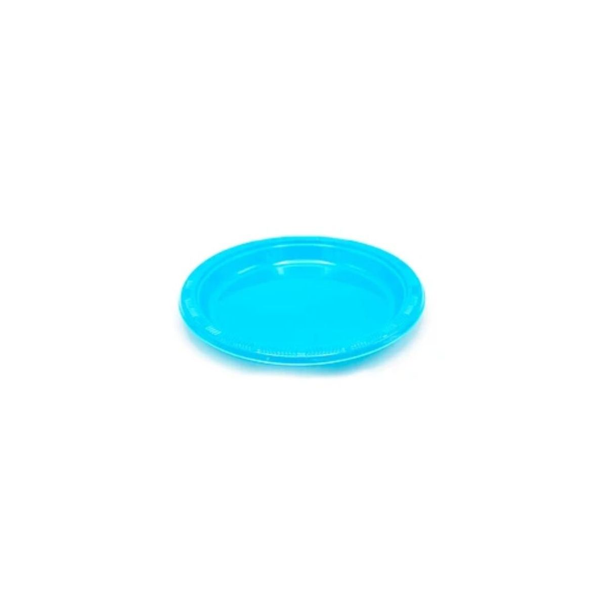 GENERICO - Plato Plastico Redondo 23cm Celeste