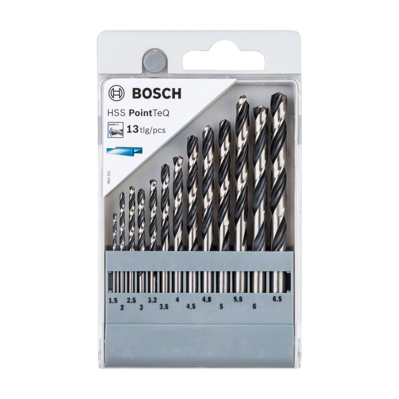 BOSCH - Broca Mecha Metal 13 Piezas HSSPOINTTEQ Bosch