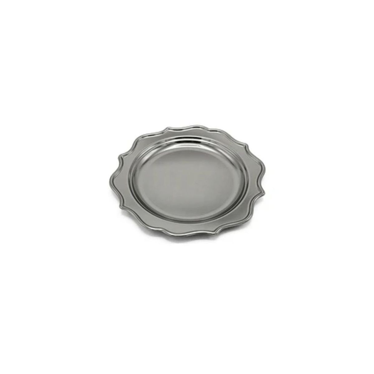 GENERICO - Plato Grande Plata 26cm 3pcs