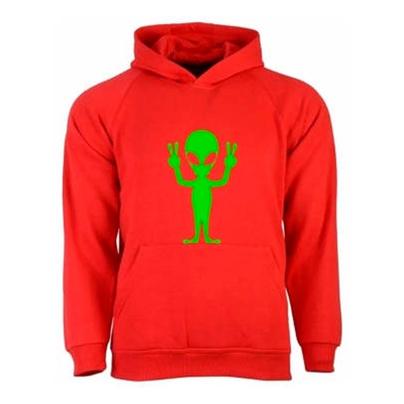 MARITEX - Poleron Aliens Ufo Manos Arriba Moda Hombre
